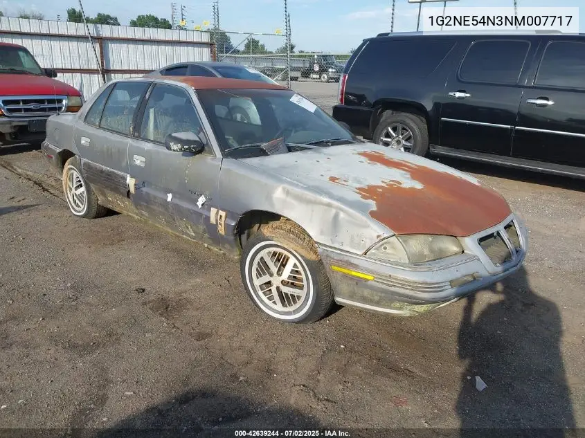 1G2NE54N3NM007717 1992 Pontiac Grand Am Se