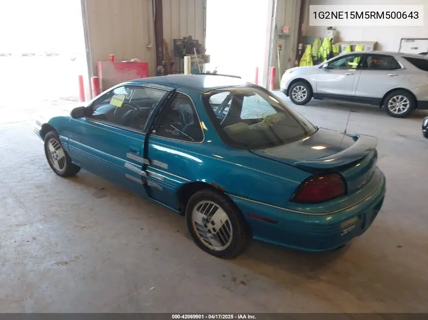 1994 Pontiac Grand Am Se VIN: 1G2NE15M5RM500643 Lot: 42069901