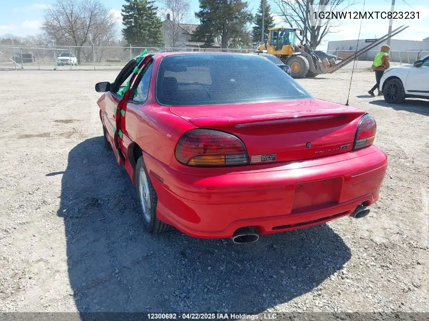 1996 Pontiac Grand Am Gt VIN: 1G2NW12MXTC823231 Lot: 12300692