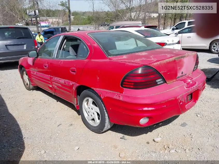 1999 Pontiac Grand Am Se1 VIN: 1G2NE52T5XC528335 Lot: 41910919