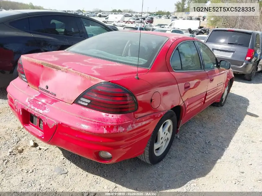 1999 Pontiac Grand Am Se1 VIN: 1G2NE52T5XC528335 Lot: 41910919
