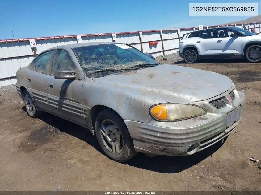 1999 Pontiac Grand Am Se1 VIN: 1G2NE52T5XC569855 Lot: 42202757