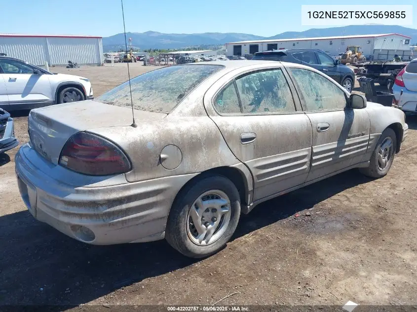 1999 Pontiac Grand Am Se1 VIN: 1G2NE52T5XC569855 Lot: 42202757