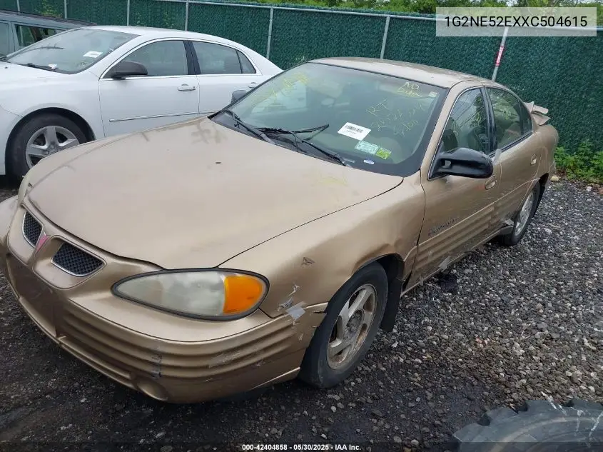 1999 Pontiac Grand Am Se1 VIN: 1G2NE52EXXC504615 Lot: 42404858