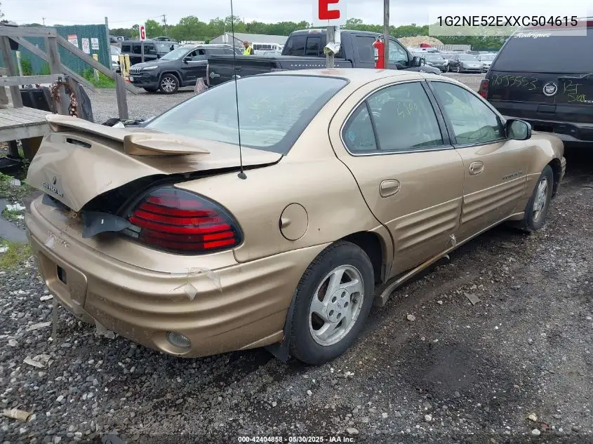 1999 Pontiac Grand Am Se1 VIN: 1G2NE52EXXC504615 Lot: 42404858