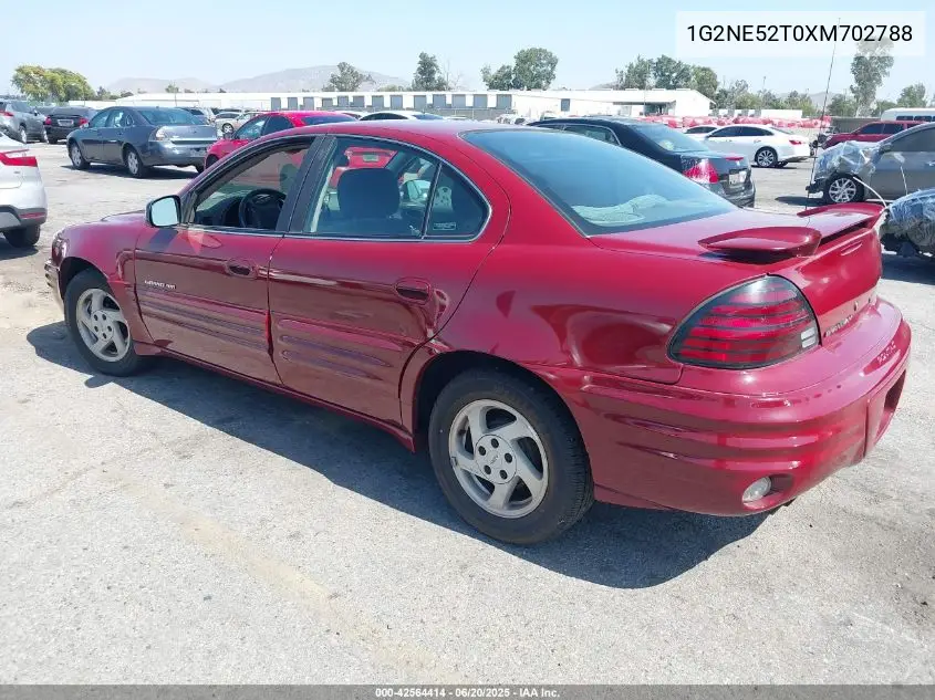 1999 Pontiac Grand Am Se1 VIN: 1G2NE52T0XM702788 Lot: 42564414