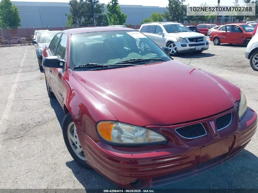1999 Pontiac Grand Am Se1 VIN: 1G2NE52T0XM702788 Lot: 42564414