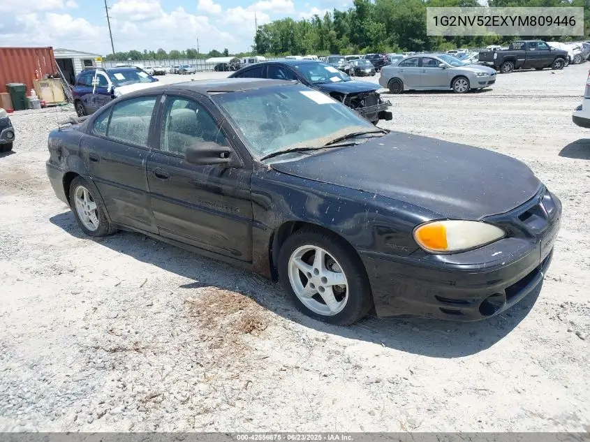 2000 Pontiac Grand Am Gt1 VIN: 1G2NV52EXYM809446 Lot: 42556675
