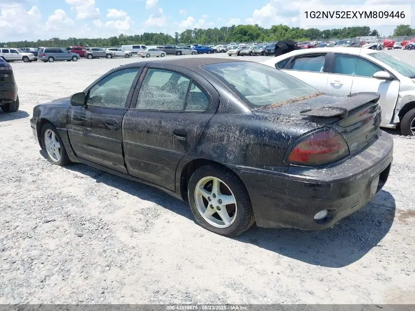 2000 Pontiac Grand Am Gt1 VIN: 1G2NV52EXYM809446 Lot: 42556675