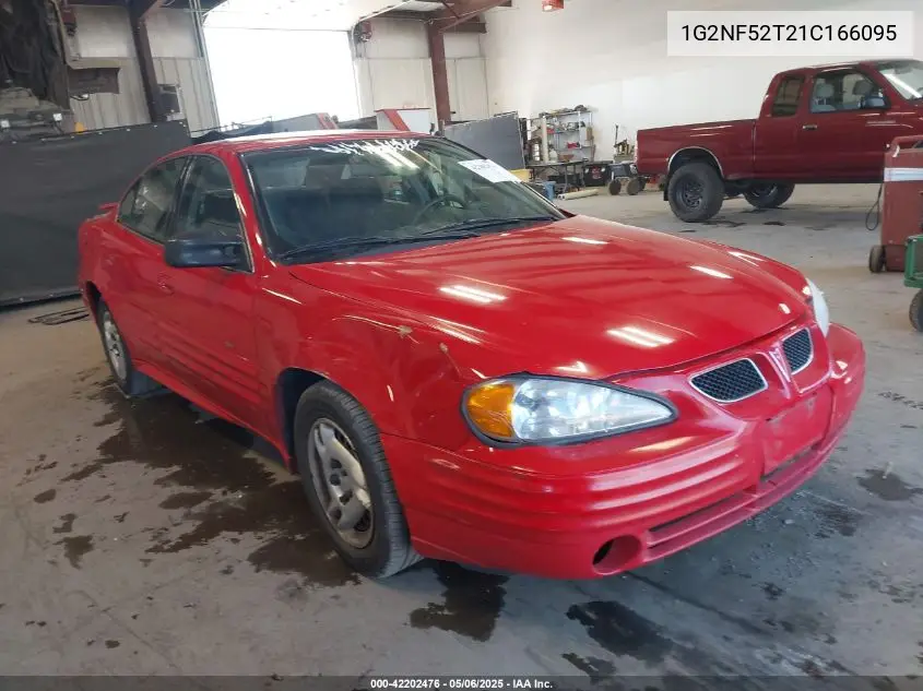 2001 Pontiac Grand Am Se1 VIN: 1G2NF52T21C166095 Lot: 42202476