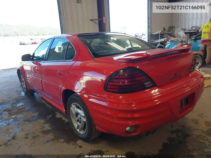 2001 Pontiac Grand Am Se1 VIN: 1G2NF52T21C166095 Lot: 42202476