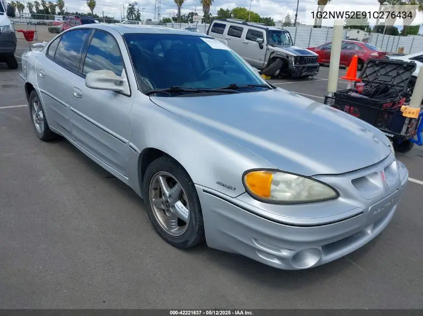 2001 Pontiac Grand Am Gt VIN: 1G2NW52E91C276434 Lot: 42221637