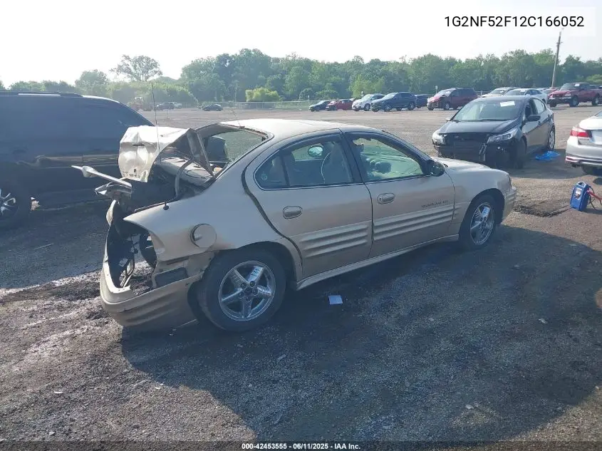 2002 Pontiac Grand Am Se1 VIN: 1G2NF52F12C166052 Lot: 42453555