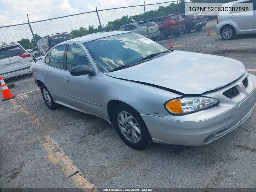 2003 Pontiac Grand Am Se1 VIN: 1G2NF52E63C307898 Lot: 42566825