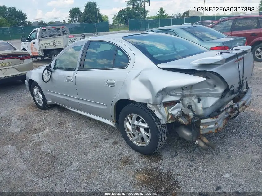 2003 Pontiac Grand Am Se1 VIN: 1G2NF52E63C307898 Lot: 42566825