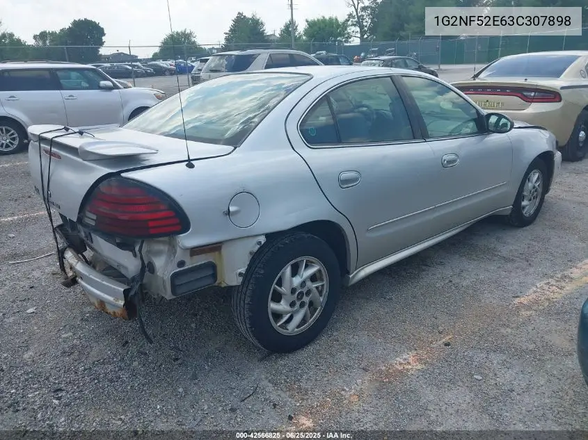 2003 Pontiac Grand Am Se1 VIN: 1G2NF52E63C307898 Lot: 42566825