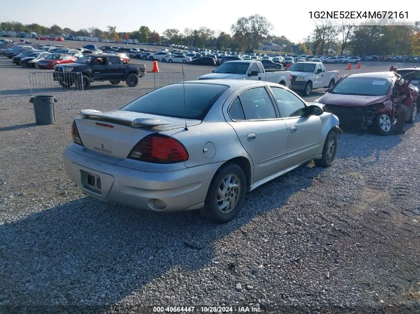 2004 Pontiac Grand Am Se1 VIN: 1G2NE52EX4M672161 Lot: 40664447
