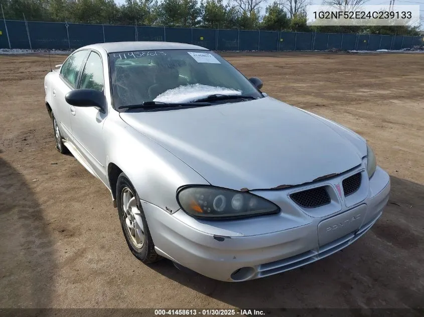 2004 Pontiac Grand Am Se1 VIN: 1G2NF52E24C239133 Lot: 41458613