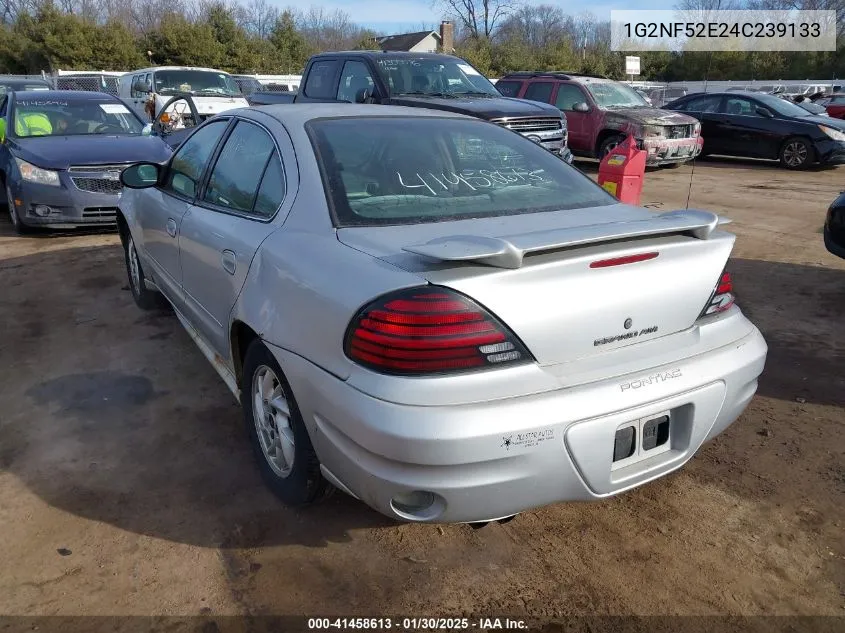 2004 Pontiac Grand Am Se1 VIN: 1G2NF52E24C239133 Lot: 41458613
