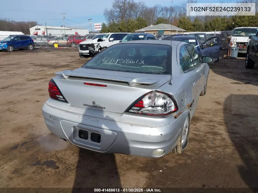 2004 Pontiac Grand Am Se1 VIN: 1G2NF52E24C239133 Lot: 41458613