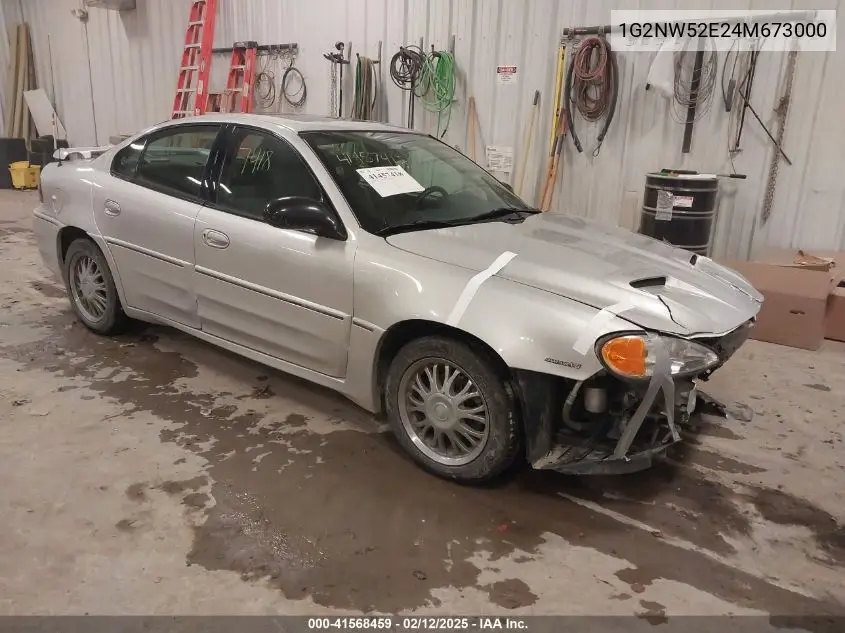 2004 Pontiac Grand Am Gt VIN: 1G2NW52E24M673000 Lot: 41568459