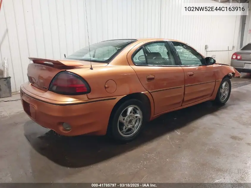 2004 Pontiac Grand Am Gt VIN: 1G2NW52E44C163916 Lot: 41785797