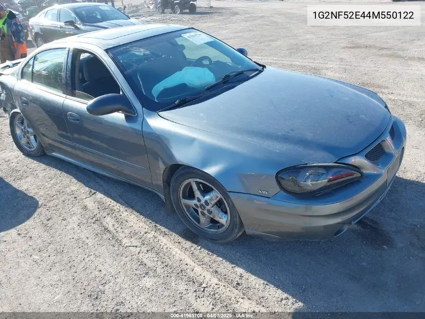 2004 Pontiac Grand Am Se1 VIN: 1G2NF52E44M550122 Lot: 41965708