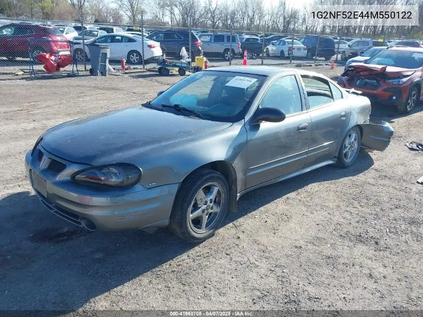 2004 Pontiac Grand Am Se1 VIN: 1G2NF52E44M550122 Lot: 41965708
