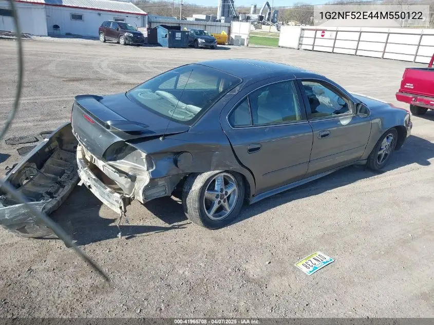 2004 Pontiac Grand Am Se1 VIN: 1G2NF52E44M550122 Lot: 41965708