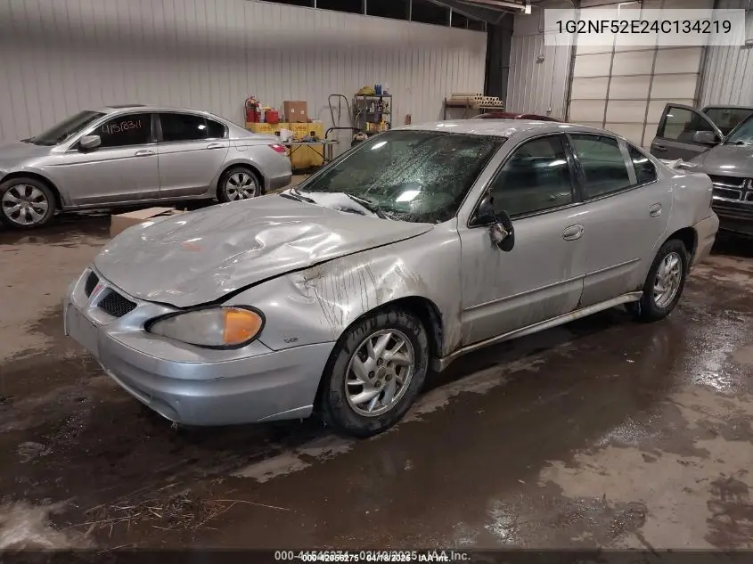2004 Pontiac Grand Am Se1 VIN: 1G2NF52E24C134219 Lot: 42056275