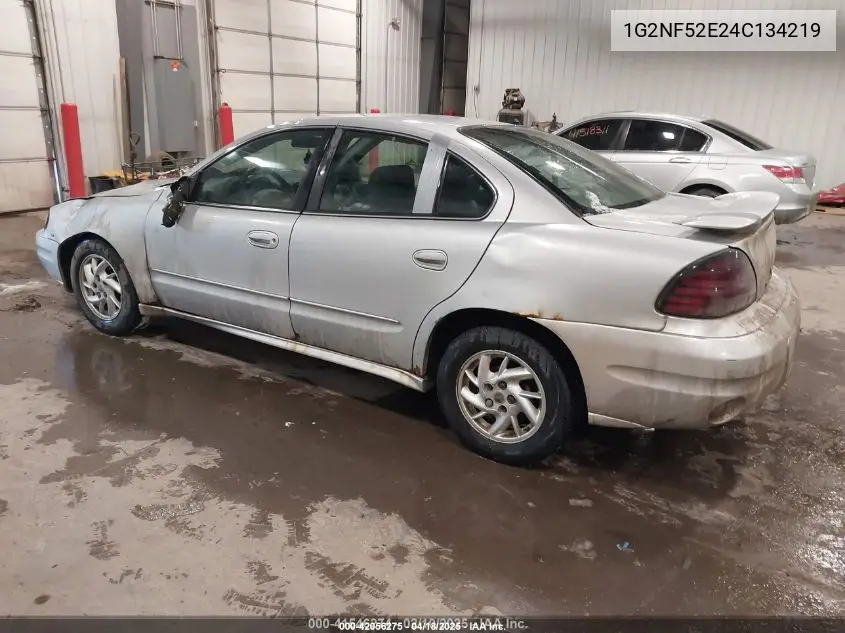 2004 Pontiac Grand Am Se1 VIN: 1G2NF52E24C134219 Lot: 42056275