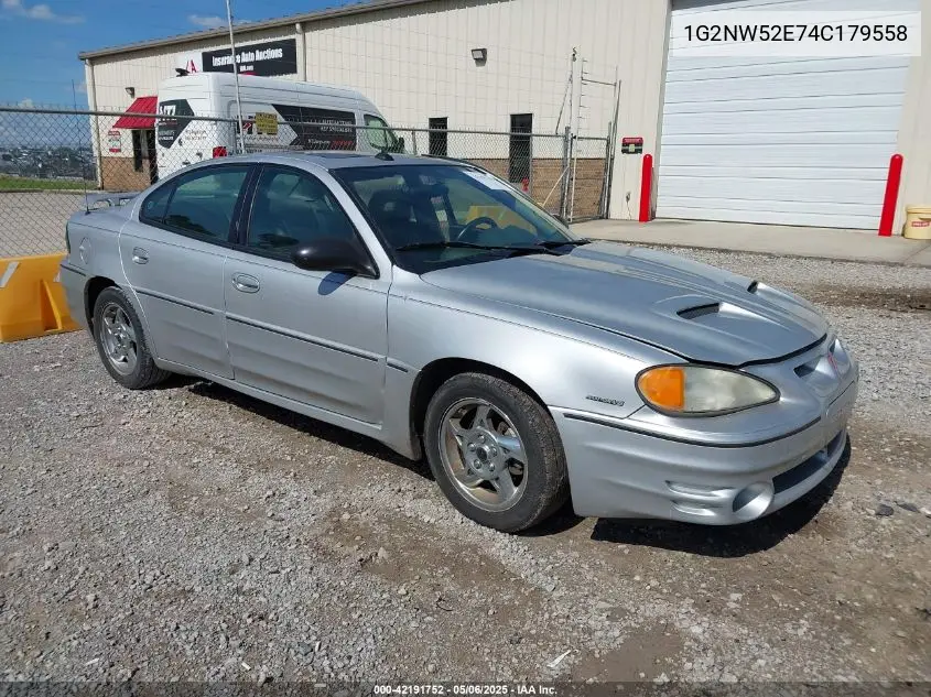 2004 Pontiac Grand Am Gt VIN: 1G2NW52E74C179558 Lot: 42191752