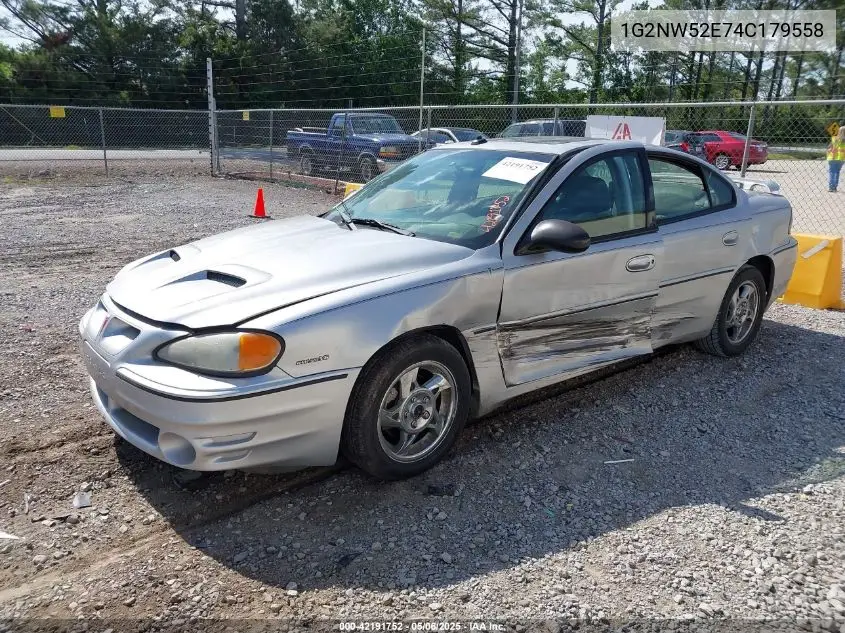 2004 Pontiac Grand Am Gt VIN: 1G2NW52E74C179558 Lot: 42191752