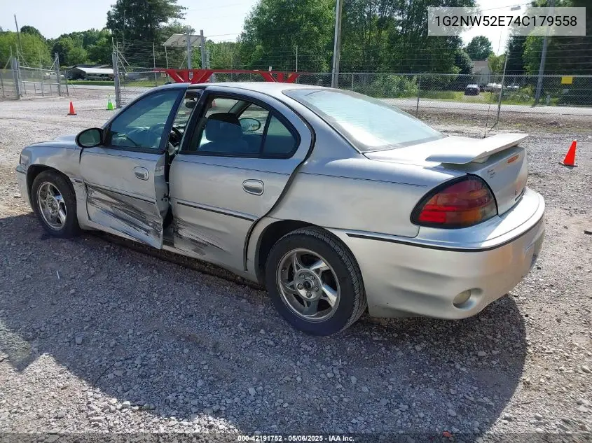 2004 Pontiac Grand Am Gt VIN: 1G2NW52E74C179558 Lot: 42191752