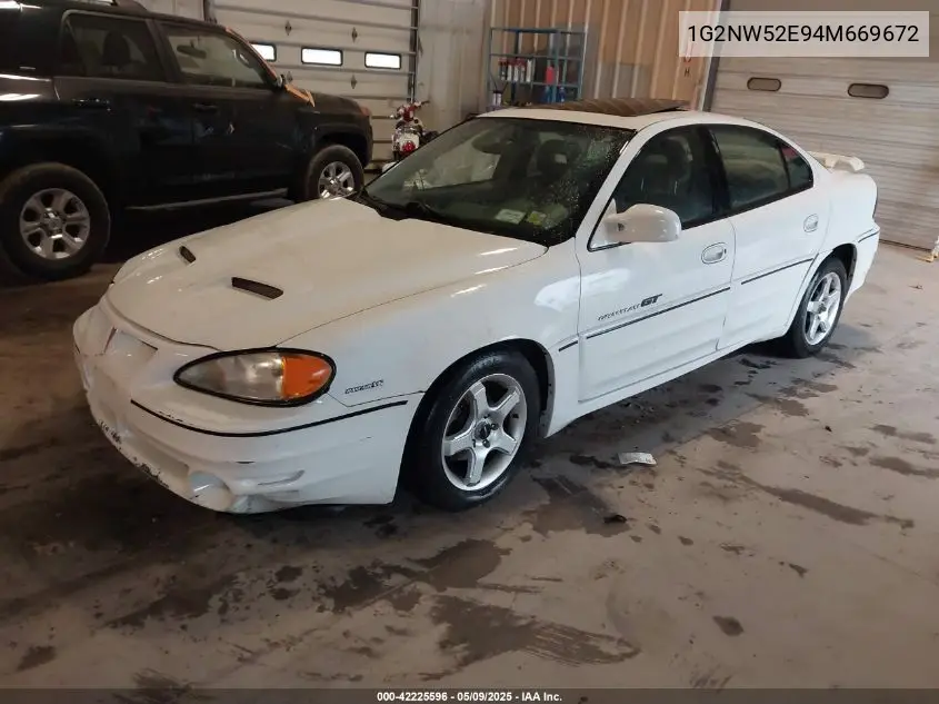 2004 Pontiac Grand Am Gt VIN: 1G2NW52E94M669672 Lot: 42225596