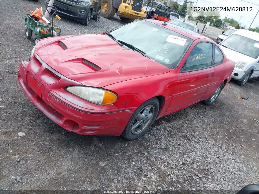 2004 Pontiac Grand Am Gt1 VIN: 1G2NV12E24M620812 Lot: 42268392