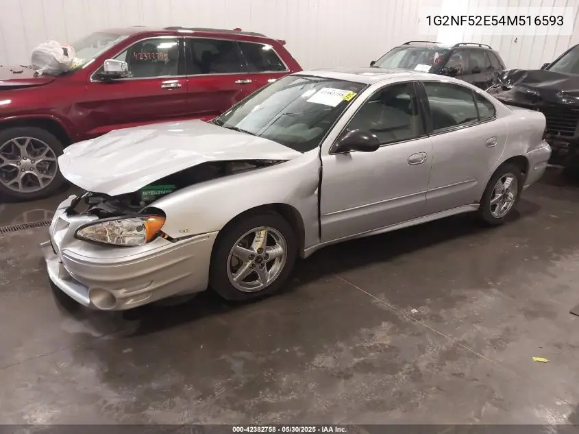 2004 Pontiac Grand Am Se1 VIN: 1G2NF52E54M516593 Lot: 42382758