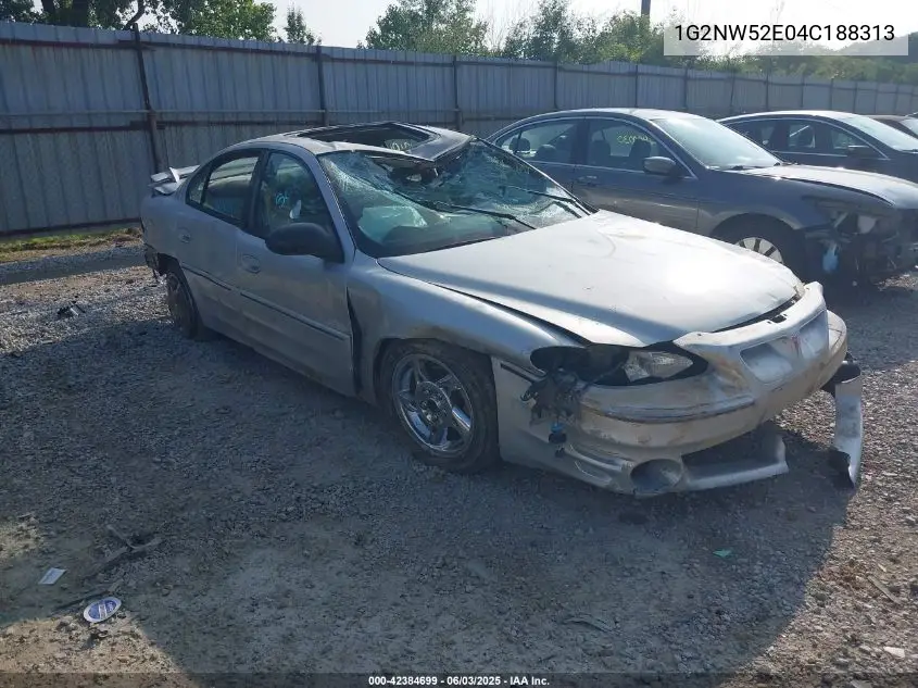 2004 Pontiac Grand Am Gt VIN: 1G2NW52E04C188313 Lot: 42384699