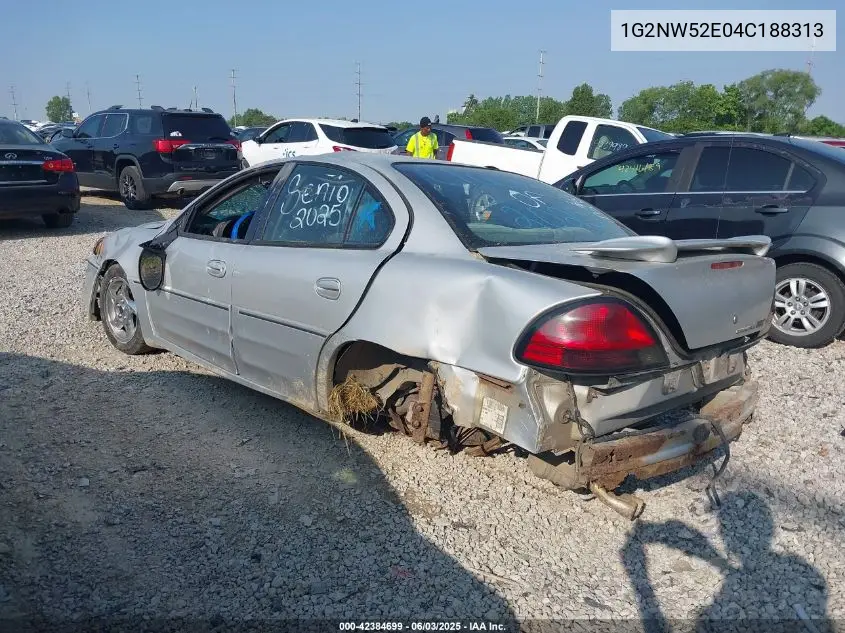 2004 Pontiac Grand Am Gt VIN: 1G2NW52E04C188313 Lot: 42384699