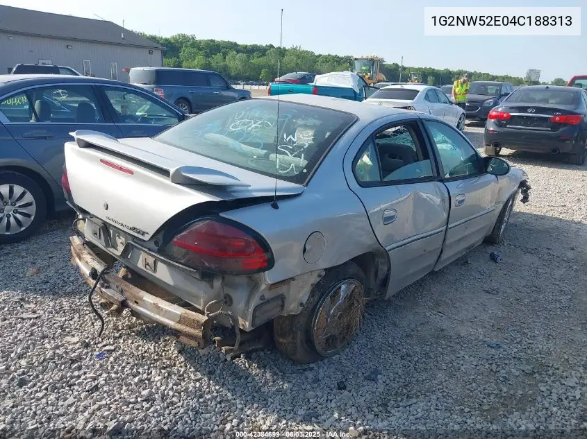 2004 Pontiac Grand Am Gt VIN: 1G2NW52E04C188313 Lot: 42384699