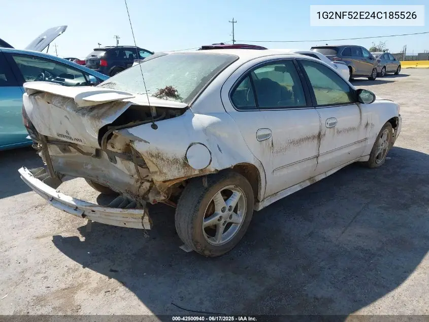 2004 Pontiac Grand Am Se1 VIN: 1G2NF52E24C185526 Lot: 42500940