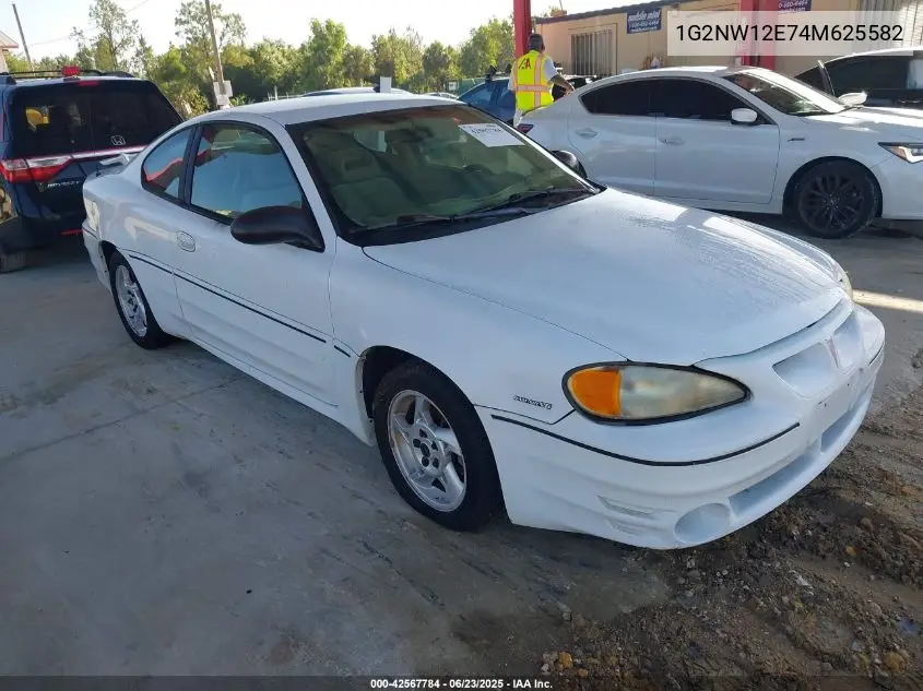 2004 Pontiac Grand Am Gt VIN: 1G2NW12E74M625582 Lot: 42567784