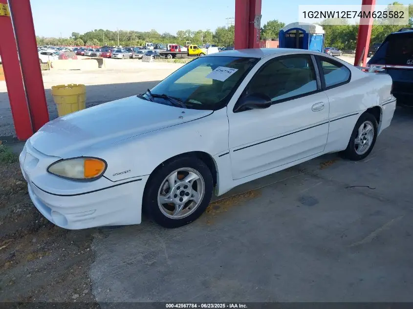 2004 Pontiac Grand Am Gt VIN: 1G2NW12E74M625582 Lot: 42567784