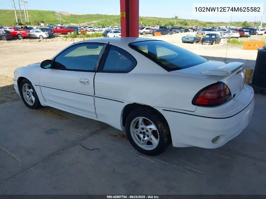 2004 Pontiac Grand Am Gt VIN: 1G2NW12E74M625582 Lot: 42567784