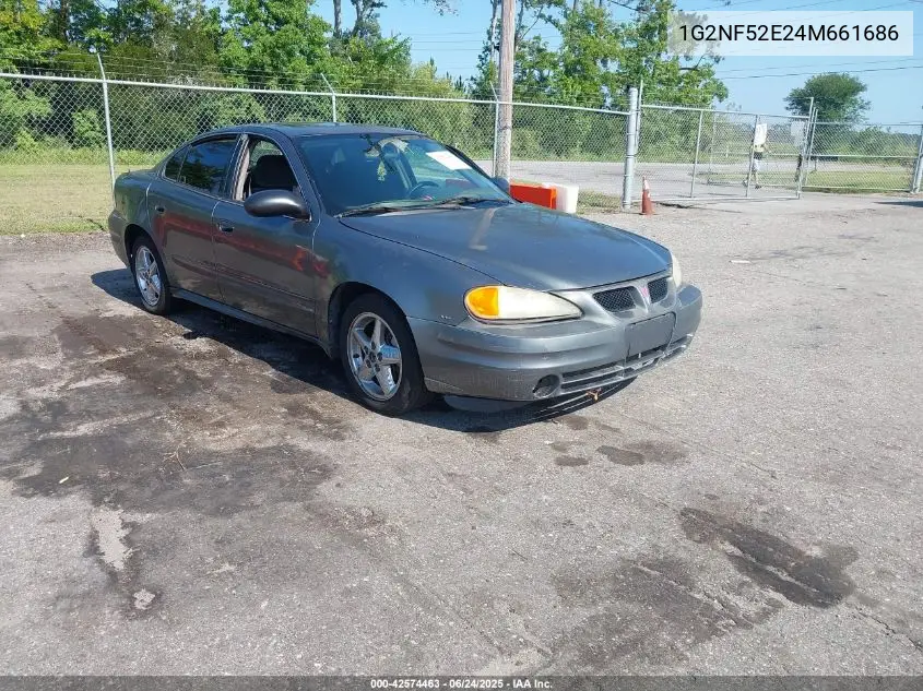 2004 Pontiac Grand Am Se1 VIN: 1G2NF52E24M661686 Lot: 42574463