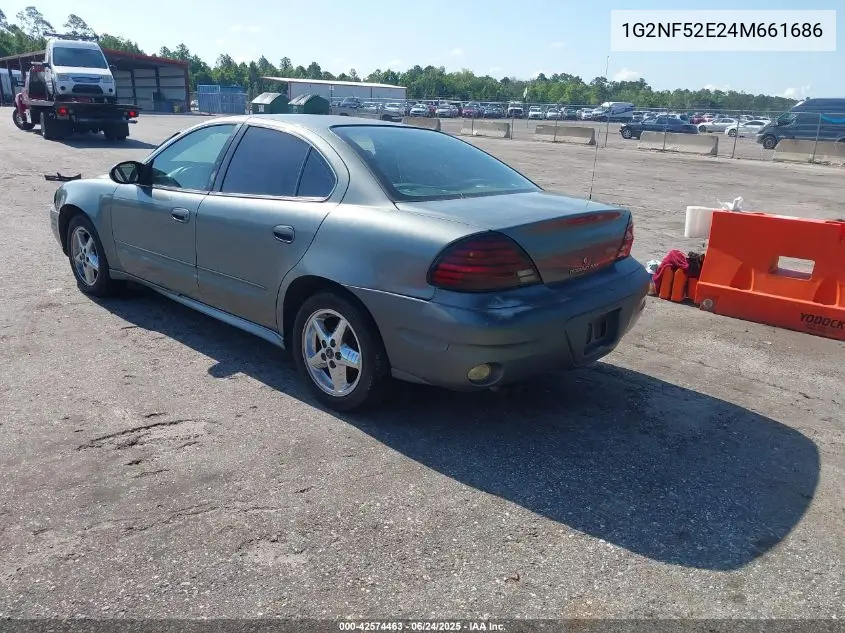 2004 Pontiac Grand Am Se1 VIN: 1G2NF52E24M661686 Lot: 42574463