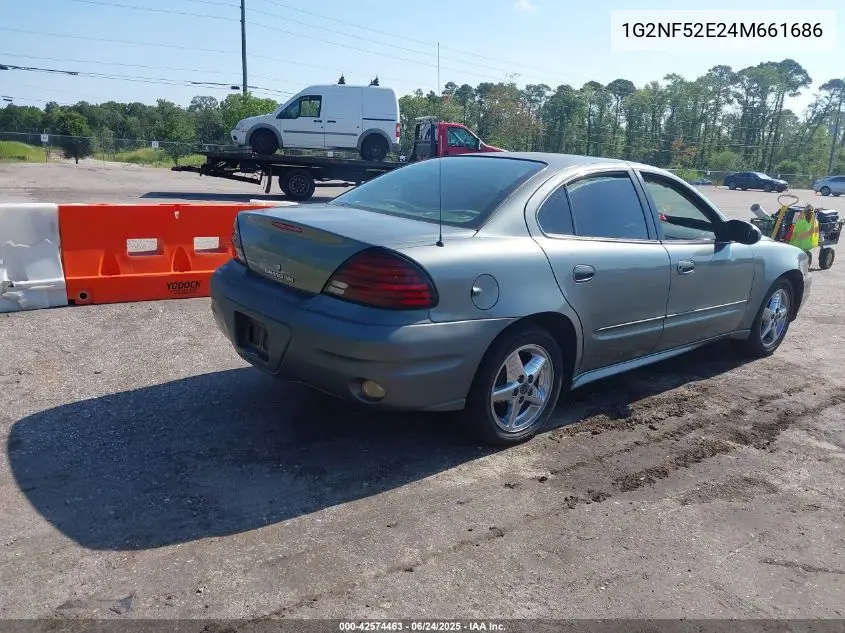 2004 Pontiac Grand Am Se1 VIN: 1G2NF52E24M661686 Lot: 42574463