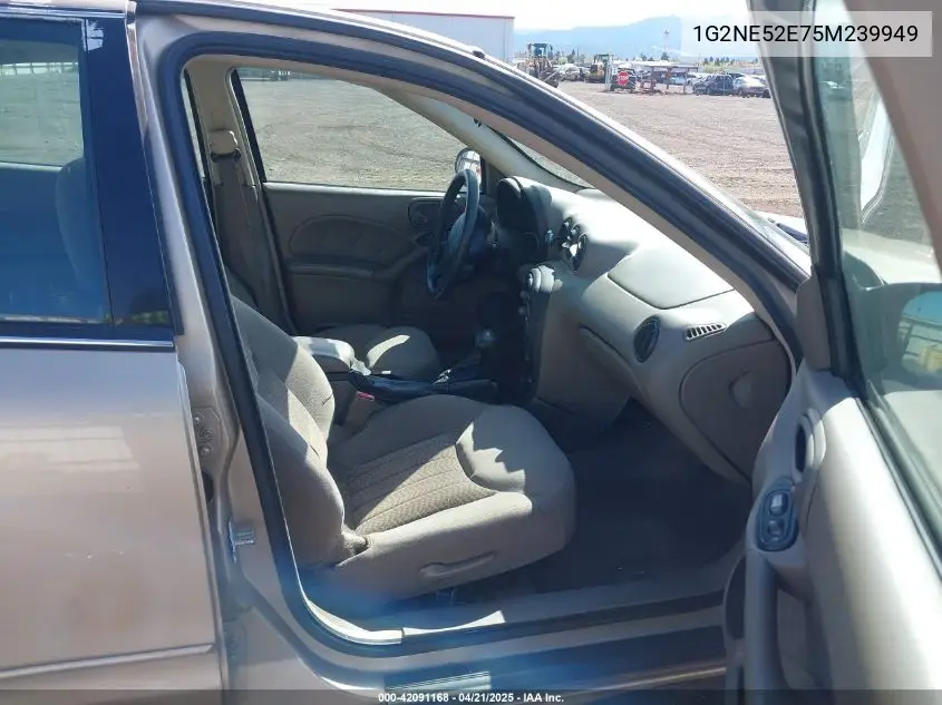 2005 Pontiac Grand Am Se VIN: 1G2NE52E75M239949 Lot: 42091168