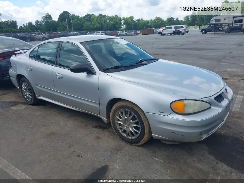2005 Pontiac Grand Am Se VIN: 1G2NE52E35M246607 Lot: 42542852