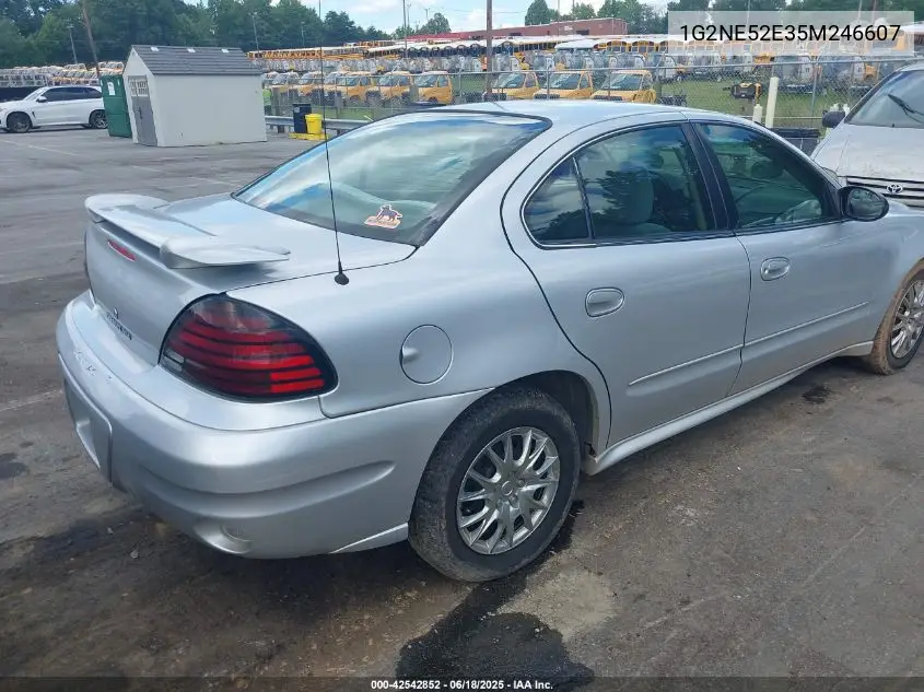 2005 Pontiac Grand Am Se VIN: 1G2NE52E35M246607 Lot: 42542852